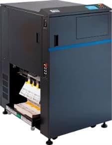 SATO LP 100R continuous form laser printer with flash fusion and IPDS language